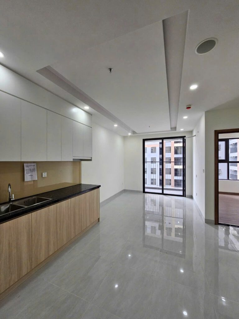 Cho thuê 1 phòng ngủ nội thất sẵn rèm, giàn phơi A&T Sky Garden